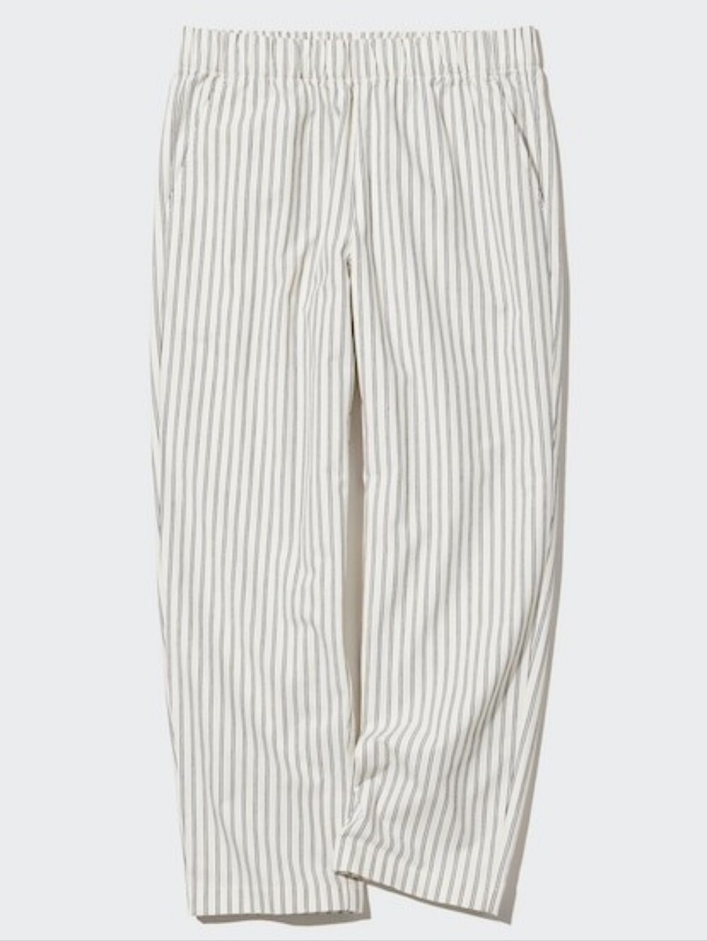 UNIQLO Cotton Relaxed Striped Ankle Pants Size S